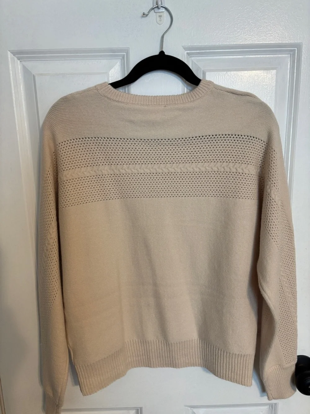 Hem & Thread Crewneck Knit Sweater - Picture 3 of 5